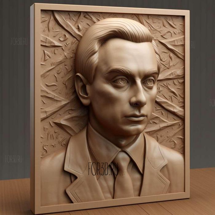 Sheldon Cooper 1 stl model for CNC